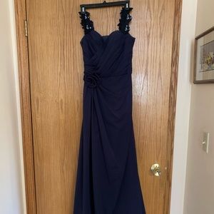 Navy blue formal dress